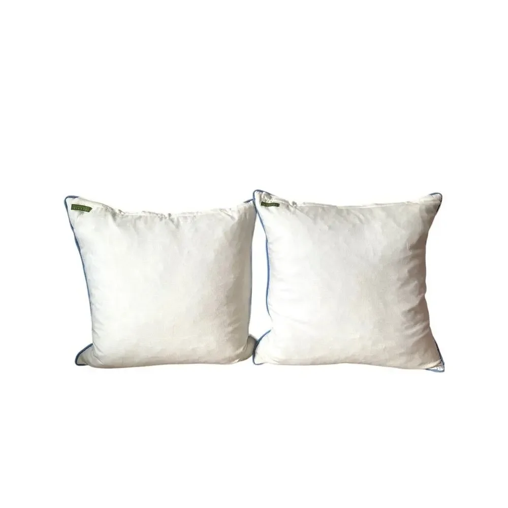 Celerie By Kemble Square Pillow Perigold Designer 20” Duck Feathers India Blue